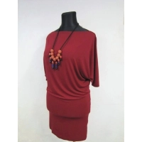 Sukienka Annie z podwójnym dołem - rękaw 3/4 kimono